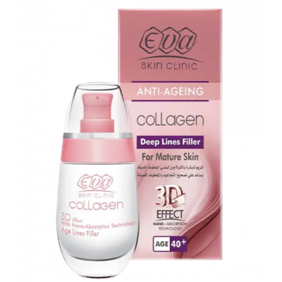 EVA SKIN CLINIC ANTI-AGEING COLLAGEN DEEP LINES FILLER FOR MATURE SKIN OF AGEING +40 — 50 ML CREAM